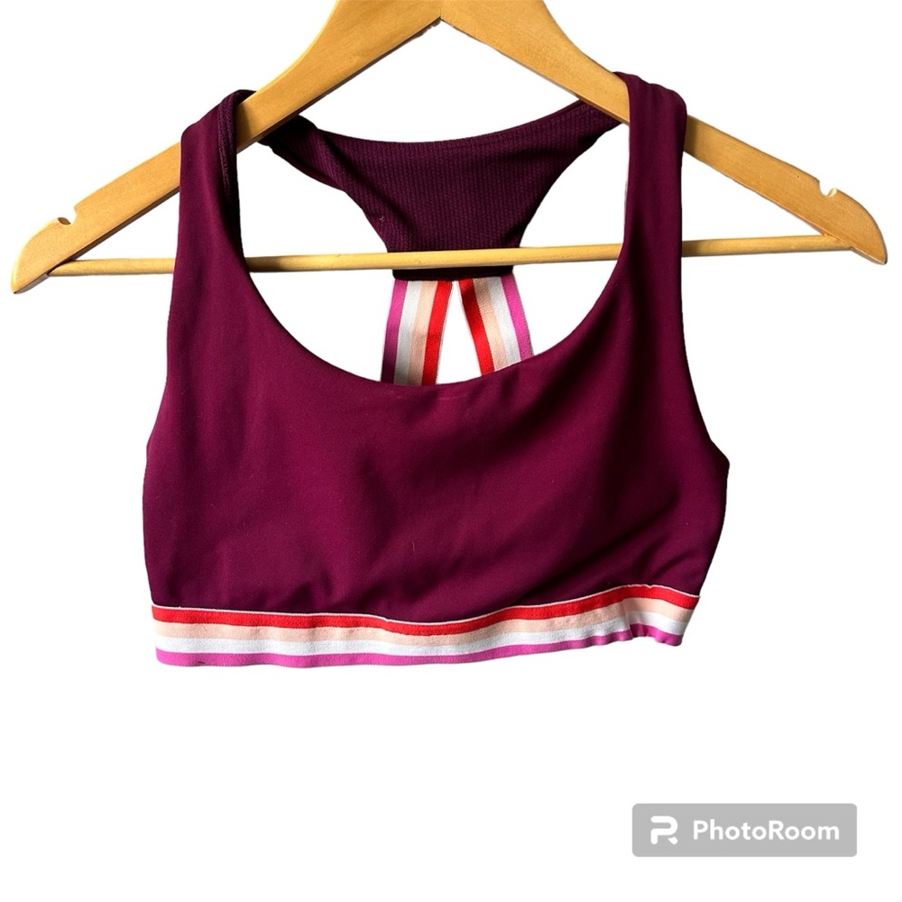 Athleta Contender Sprint Sports Bra Plum Size Small